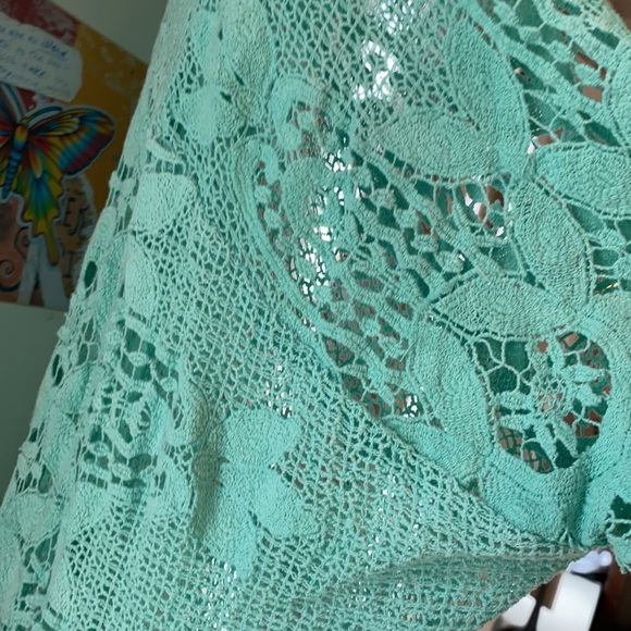 Miguelina Seafoam Green Coverup - Picture 7 of 9